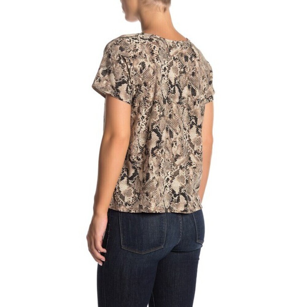 Sanctuary Short Sleeve Tee Top In Snake Print Size M $98 - Picture 2 of 2